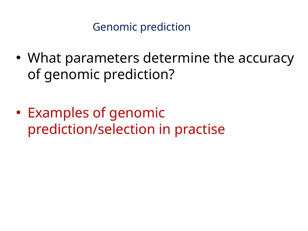 Best linear unbiased prediction Slide courtesy: - slide 17 of 31