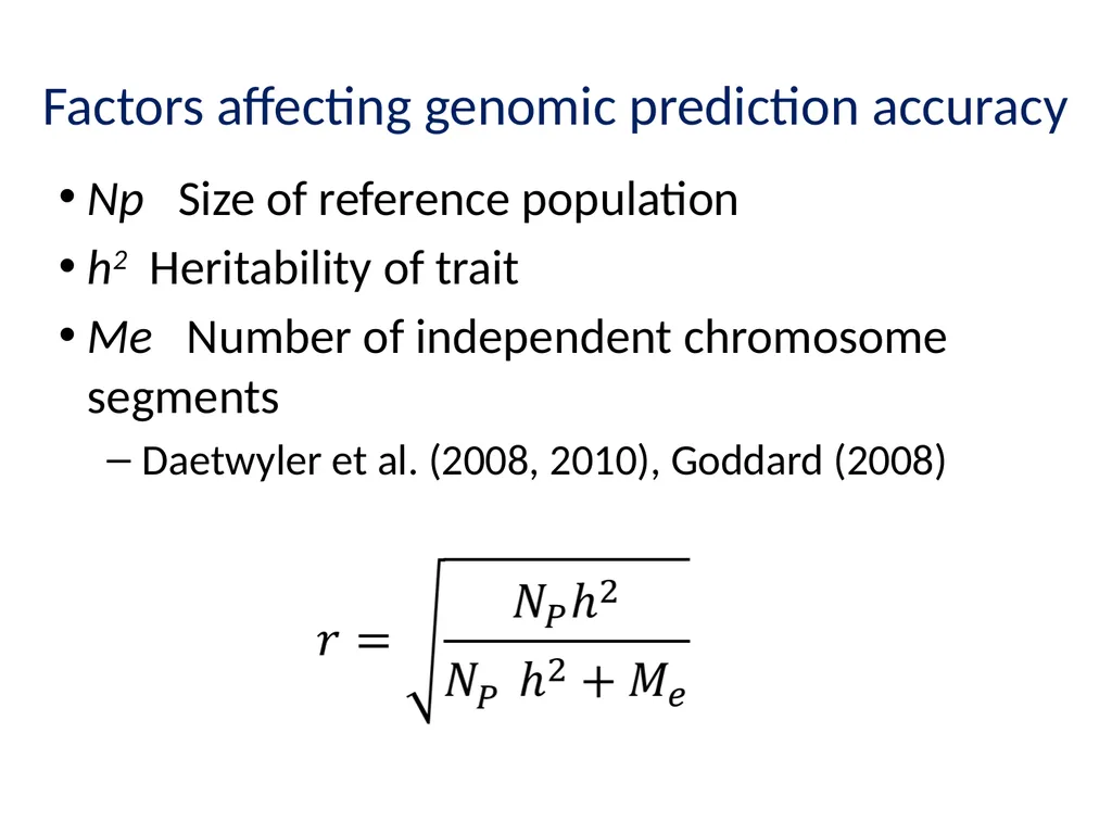 Best linear unbiased prediction Slide courtesy: - slide 4 of 31