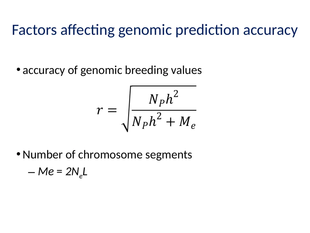 Best linear unbiased prediction Slide courtesy: - slide 9 of 31