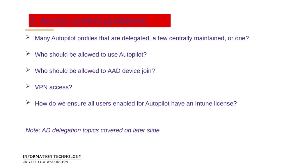 Autopilot for New Computers Brian Arkills, - slide 14 of 33