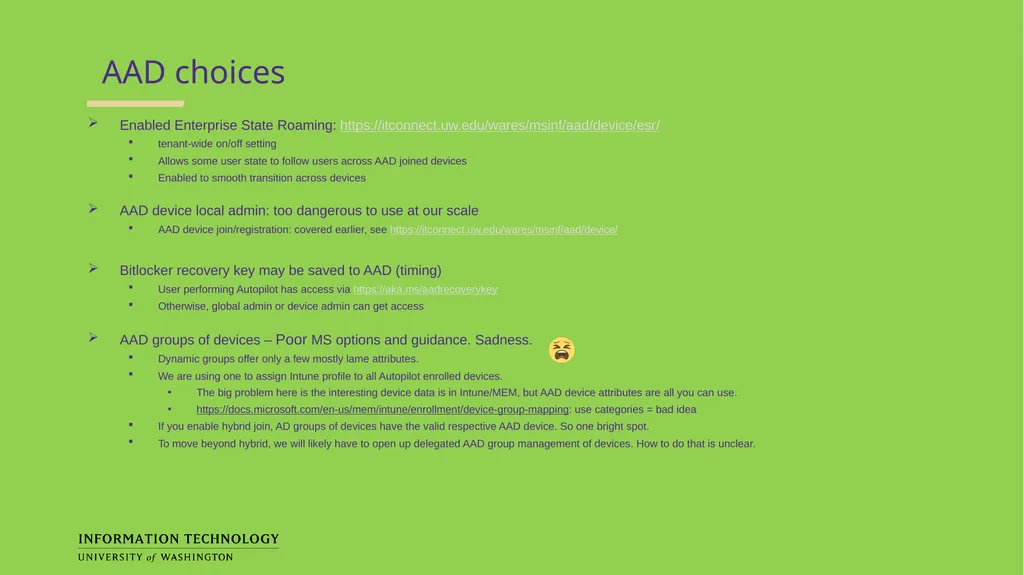 Autopilot for New Computers Brian Arkills, - slide 24 of 33