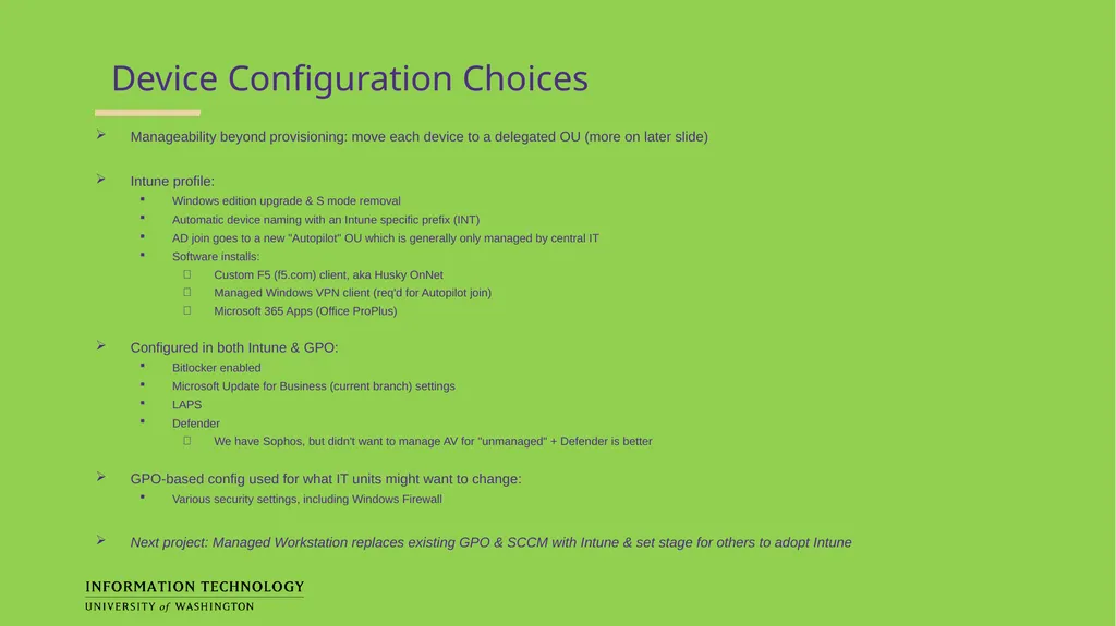 Autopilot for New Computers Brian Arkills, - slide 20 of 33