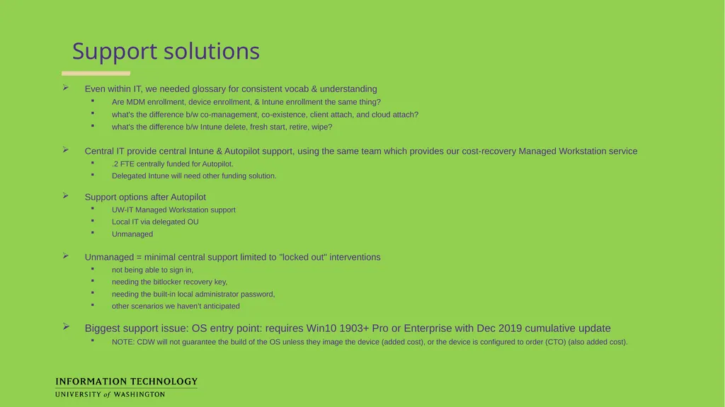 Autopilot for New Computers Brian Arkills, - slide 18 of 33