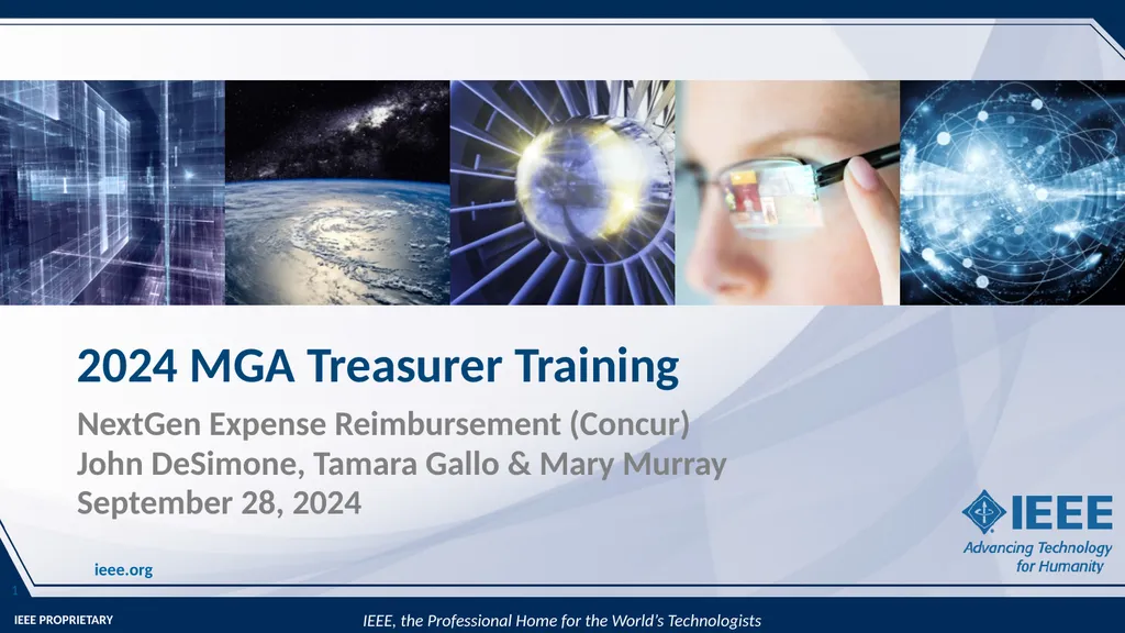 2024 MGA Treasurer Training NextGen Expense - slide 1 of 47