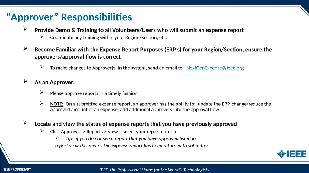 2024 MGA Treasurer Training NextGen Expense - slide 9 of 47
