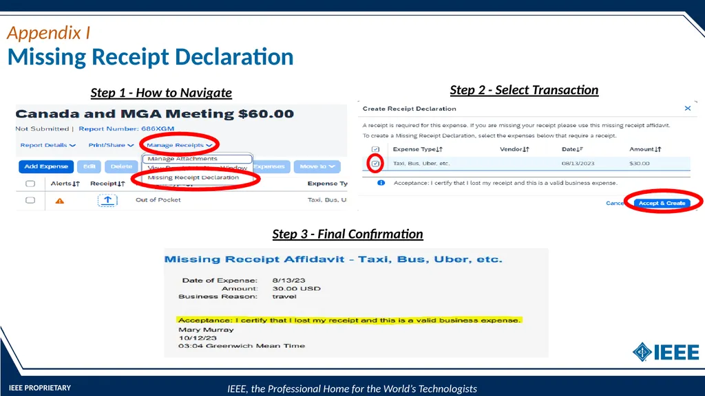 2024 MGA Treasurer Training NextGen Expense - slide 36 of 47