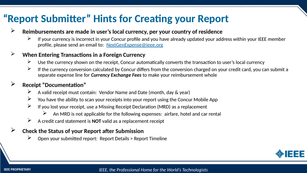 2024 MGA Treasurer Training NextGen Expense - slide 8 of 47