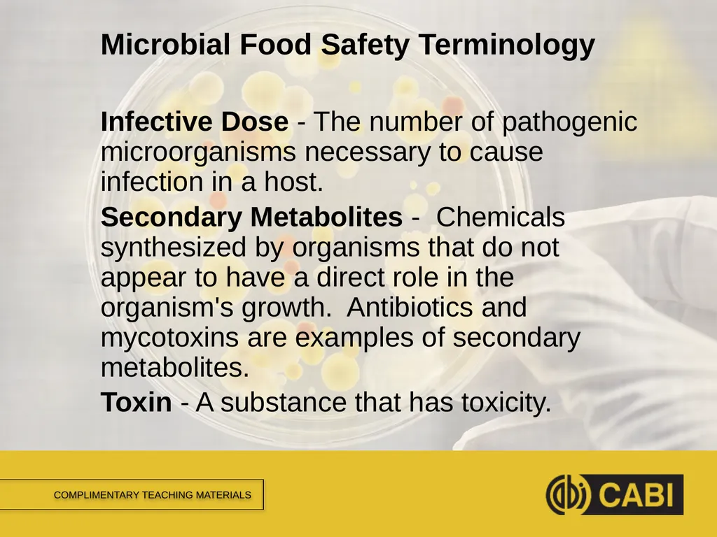 MICROBIAL FOOD SAFETY A FOOD SYSTEMS APPROACH - slide 8 of 12