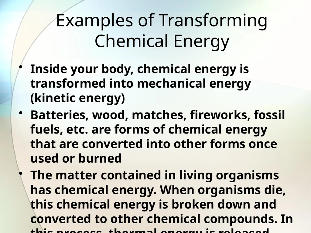 Identify all the forms of energy you see in the - slide 29 of 54