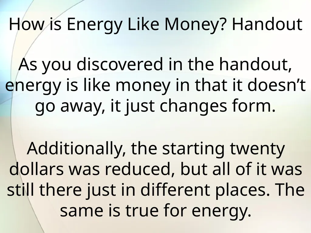 Identify all the forms of energy you see in the - slide 39 of 54