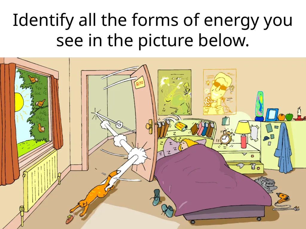 Identify all the forms of energy you see in the - slide 1 of 54