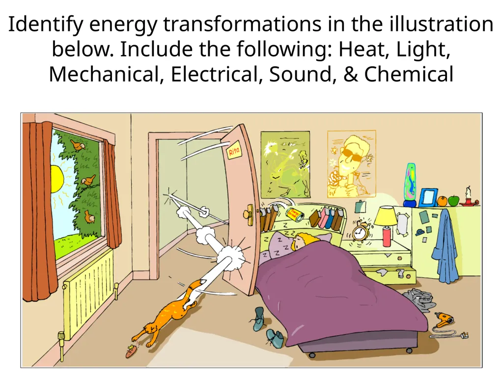 Identify all the forms of energy you see in the - slide 54 of 54