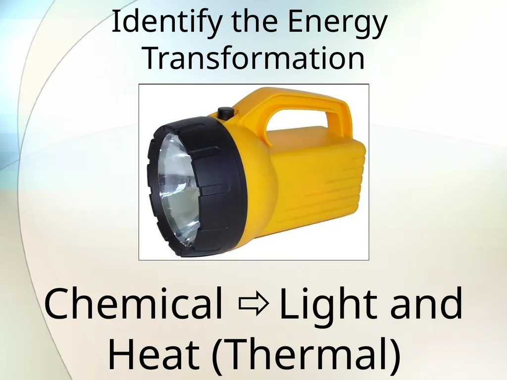 Identify all the forms of energy you see in the - slide 50 of 54