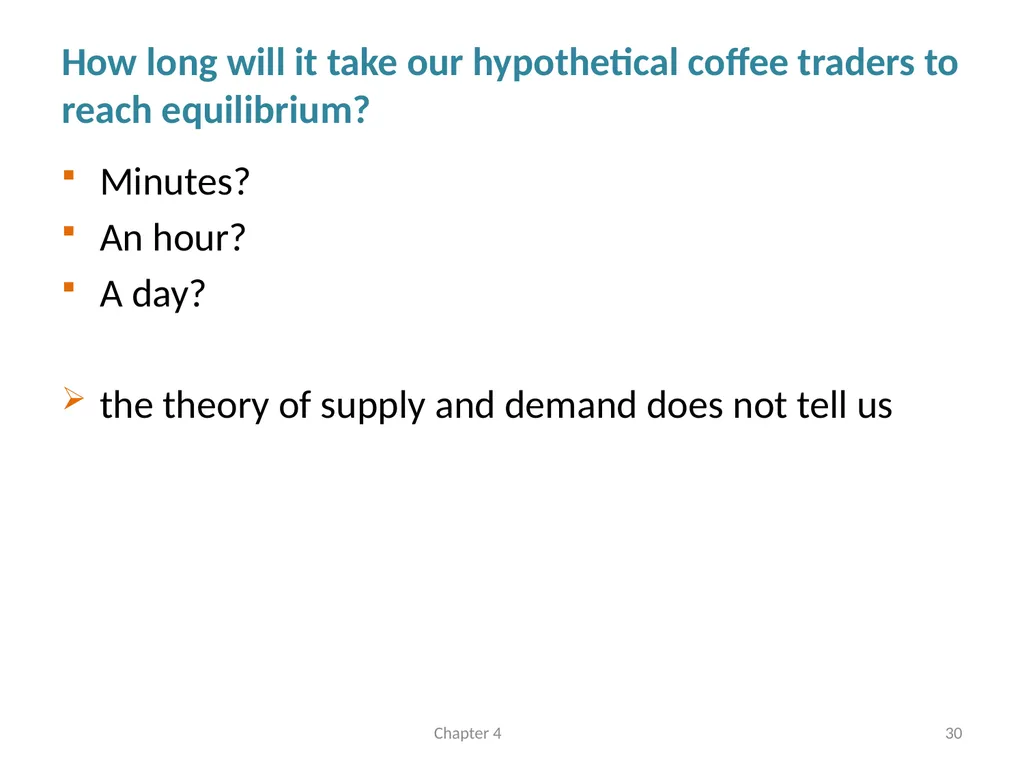 Supply and Demand Chapter 4 © Dünhaupt, Dullien, - slide 30 of 35
