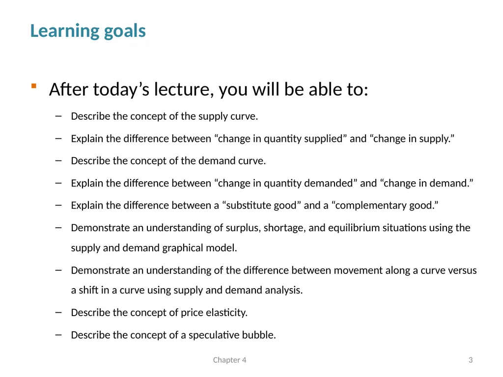 Supply and Demand Chapter 4 © Dünhaupt, Dullien, - slide 3 of 35