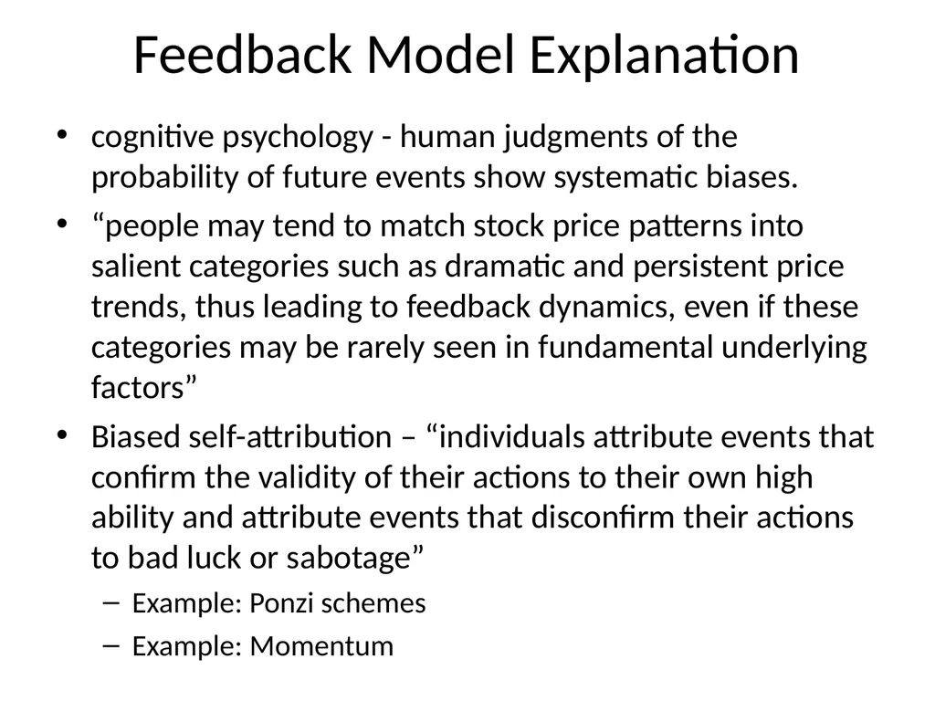 From Efficient Markets Theory to Behavioral - slide 11 of 17