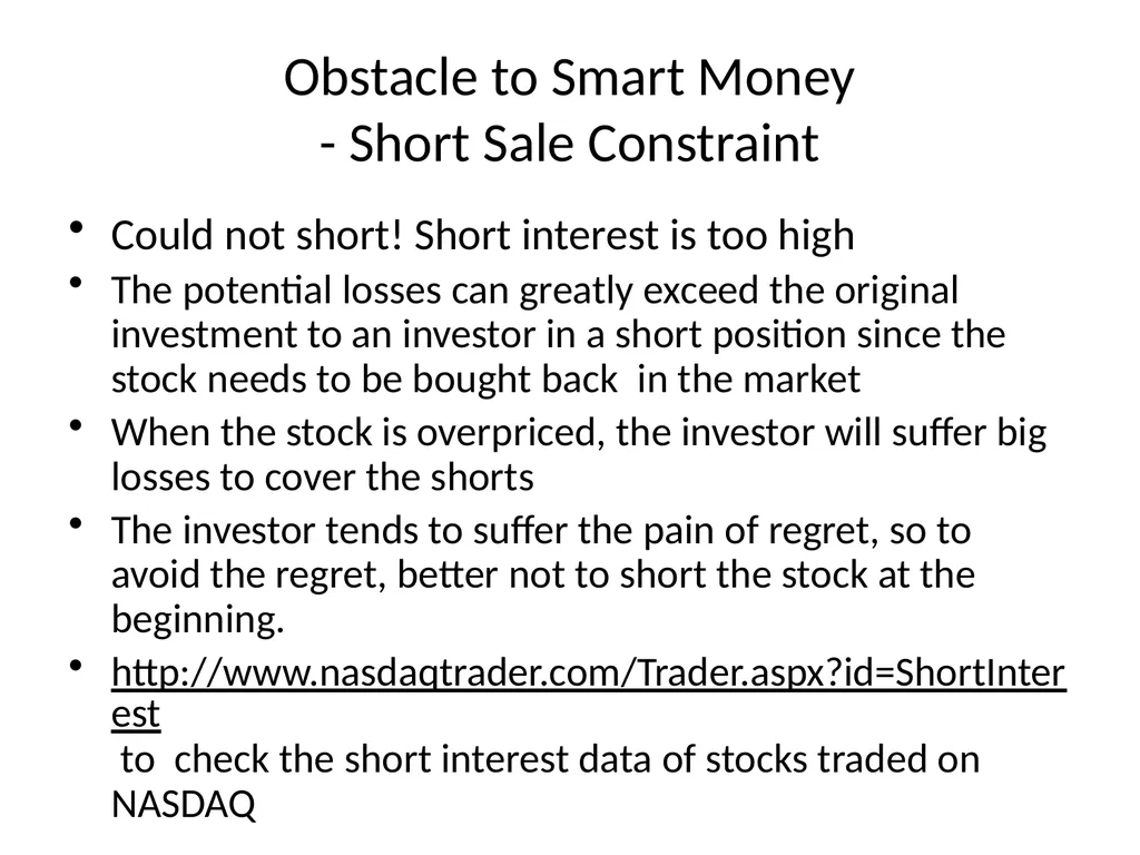 From Efficient Markets Theory to Behavioral - slide 13 of 17