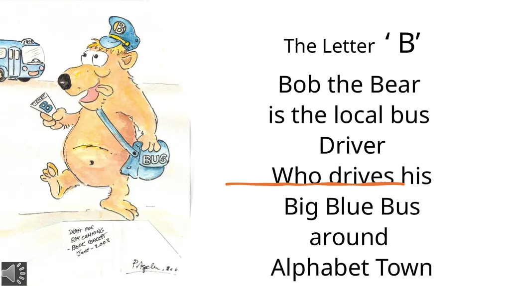 The Letter ‘ B’ Bob the Bear is the local - slide 1 of 5