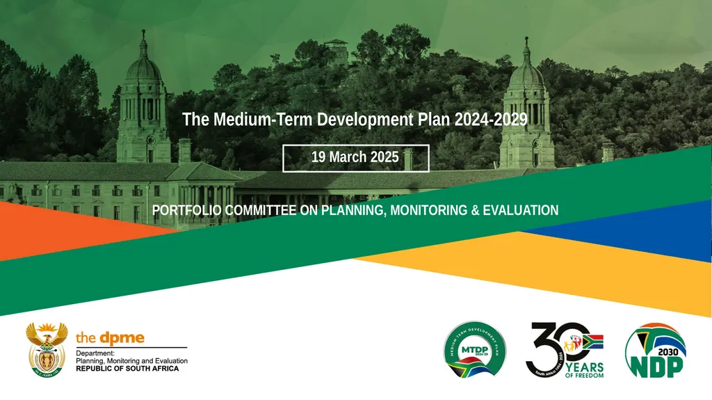 PORTFOLIO COMMITTEE ON PLANNING, MONITORING & - slide 1 of 25