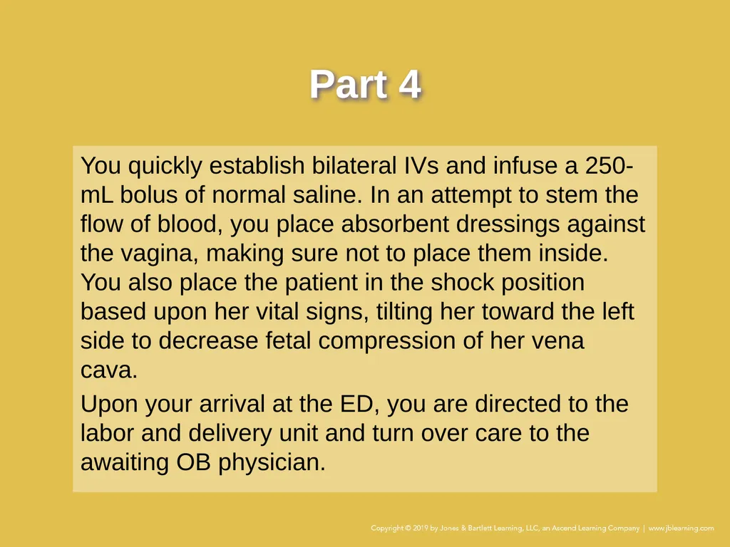 Case Study Chapter 25 Gynecologic Emergencies Your - slide 8 of 10