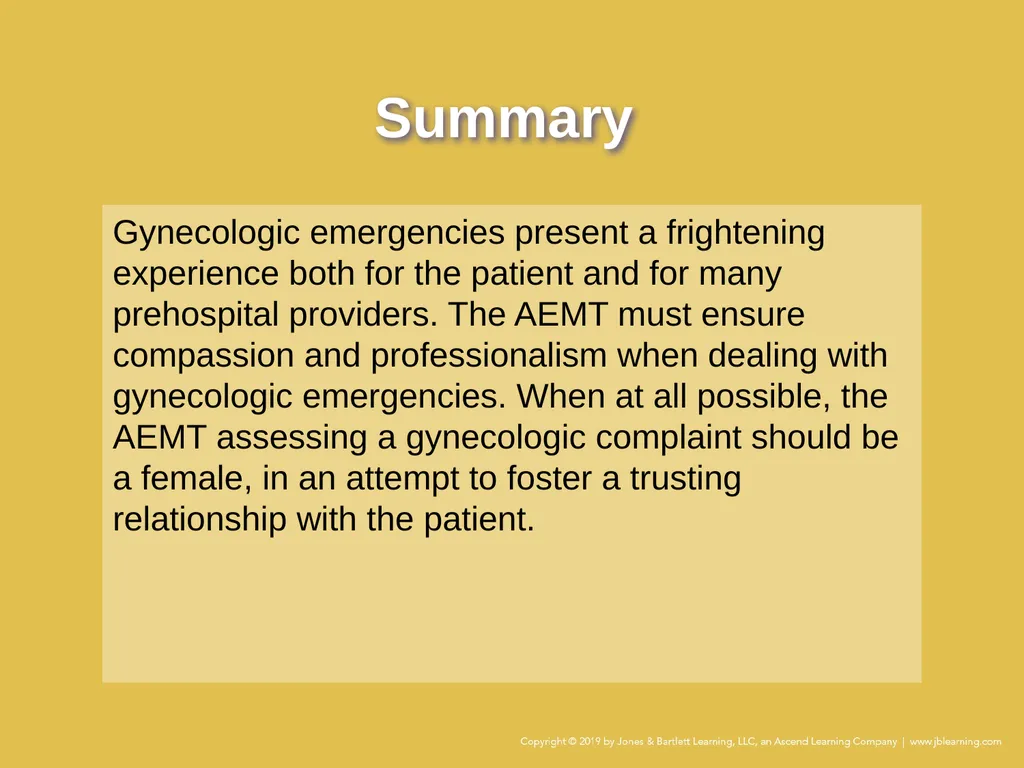 Case Study Chapter 25 Gynecologic Emergencies Your - slide 10 of 10