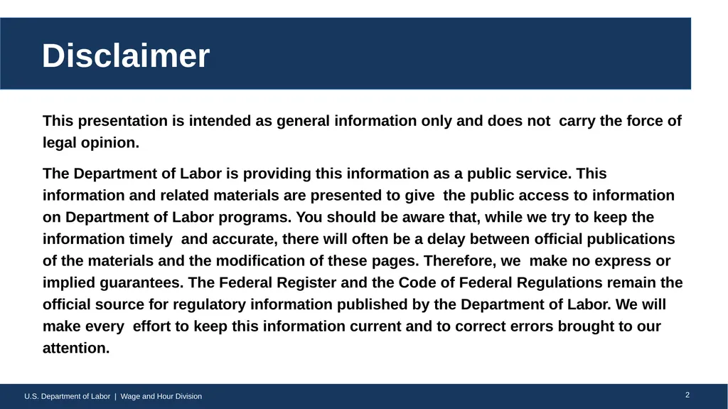 Family Medical Leave Act The Family and Medical - slide 2 of 64