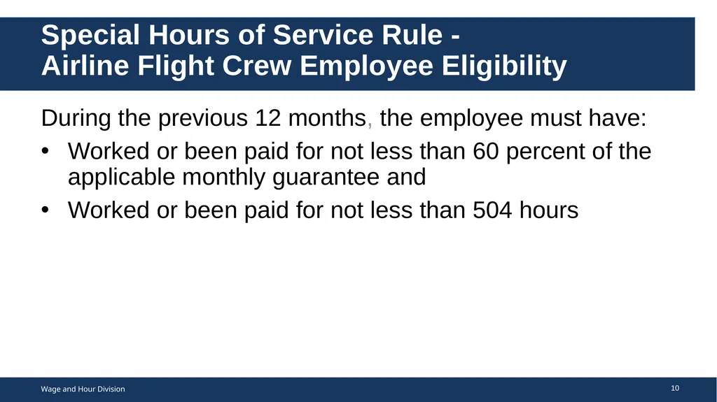 Family Medical Leave Act The Family and Medical - slide 10 of 64