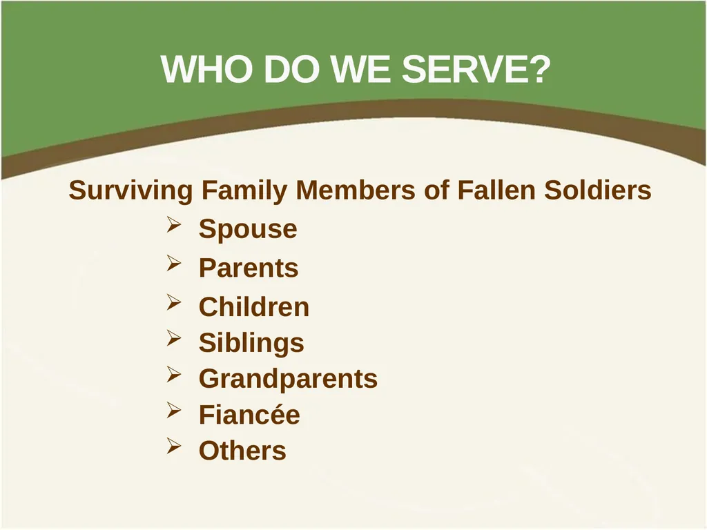 David Dodson Survivor Outreach Service Coordinator - slide 4 of 5