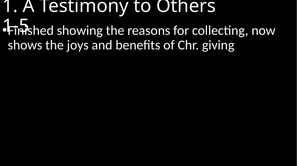 2 Corinthians 9 P wrote possibly Autumn 57AD Ch. 8 - slide 5 of 15