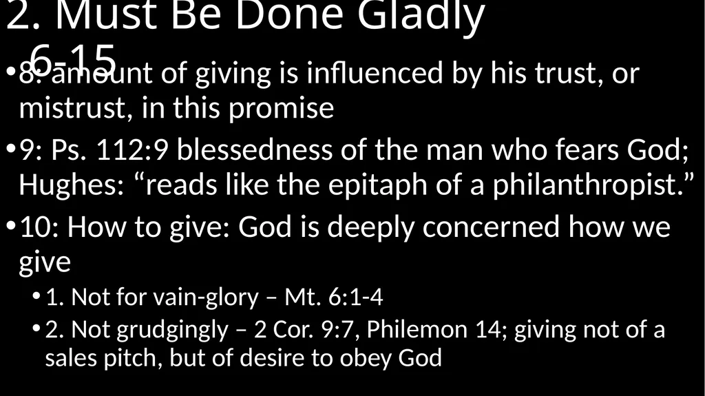 2 Corinthians 9 P wrote possibly Autumn 57AD Ch. 8 - slide 9 of 15