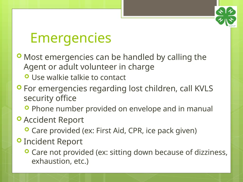 4-H Food Booth Food Safety Training Youth, Adults, - slide 28 of 29