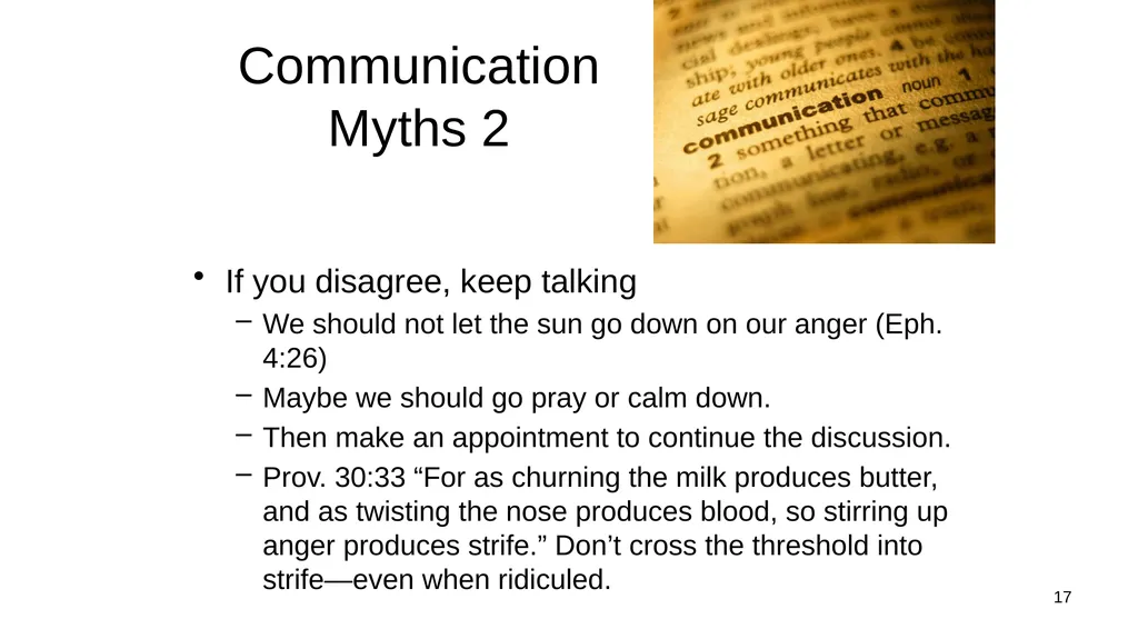 1 Marriage Communication: Jim Sutherland, Ph.D. - slide 17 of 38