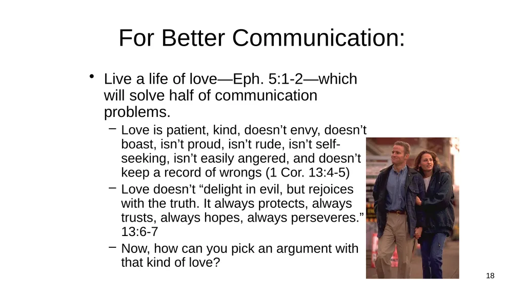 1 Marriage Communication: Jim Sutherland, Ph.D. - slide 18 of 38