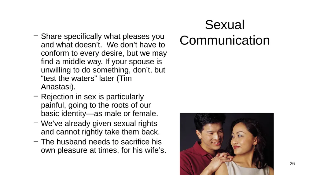 1 Marriage Communication: Jim Sutherland, Ph.D. - slide 26 of 38