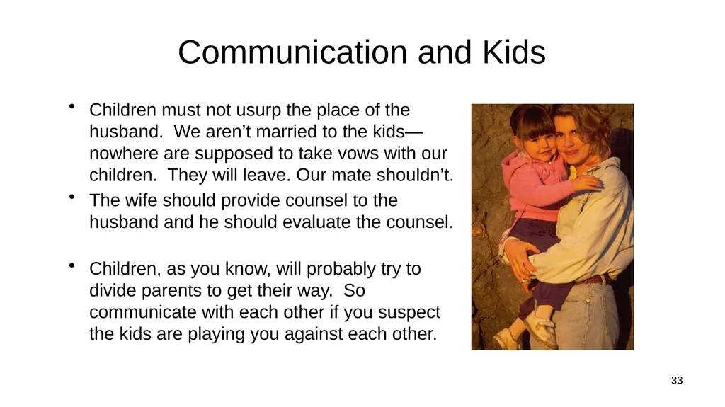 1 Marriage Communication: Jim Sutherland, Ph.D. - slide 33 of 38