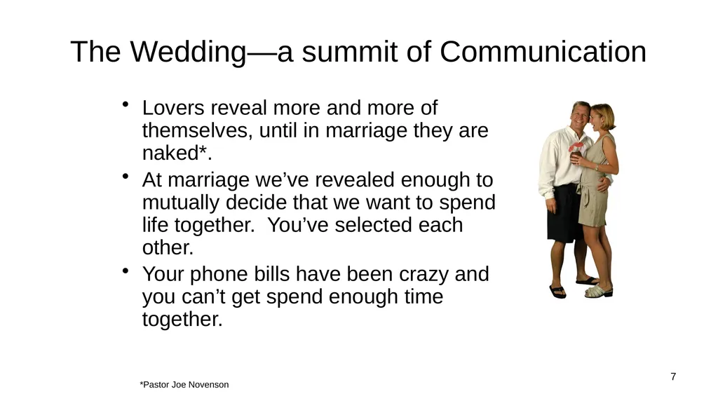 1 Marriage Communication: Jim Sutherland, Ph.D. - slide 7 of 38