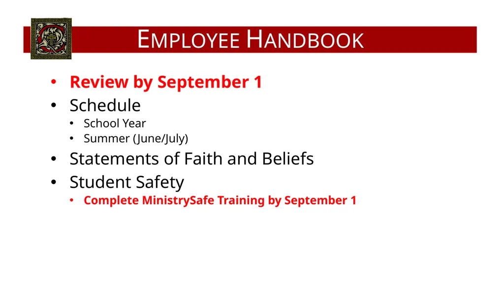 Human Resources The Covenant School 2026-2027 The - slide 11 of 17