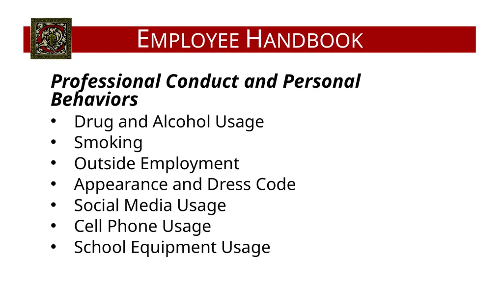 Human Resources The Covenant School 2026-2027 The - slide 13 of 17
