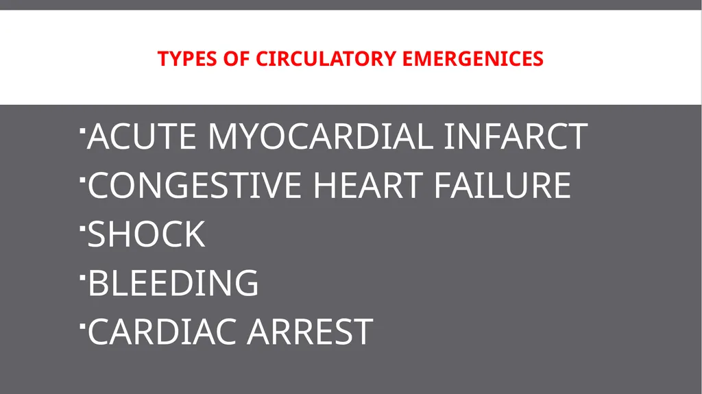 SCFD EMS CIRCULATORY EMERGENCIES Updated 03/2017 - slide 2 of 14