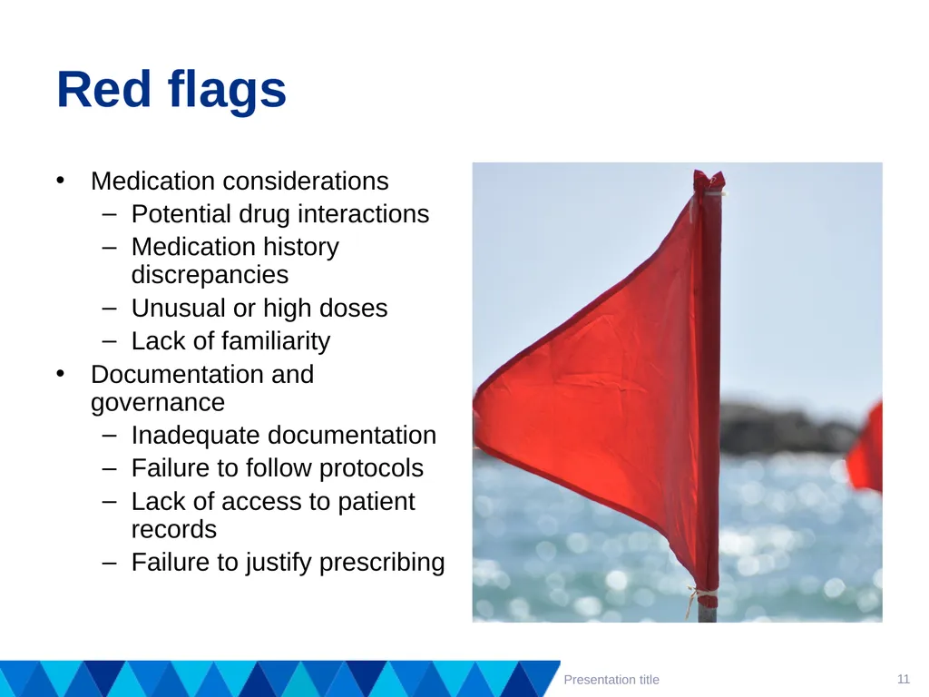 Supporting staff to prescribe effectively – - slide 11 of 14