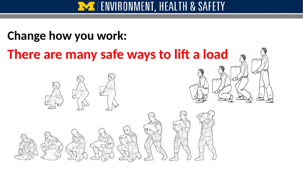 Safe Lifting techniques to avoid injury Ergonomic - slide 11 of 21