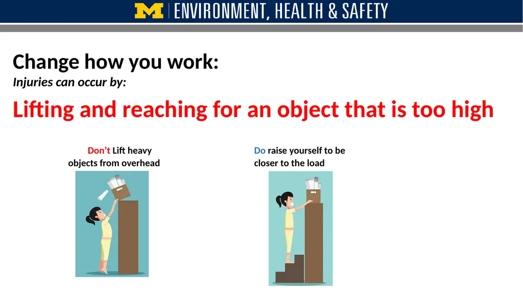 Safe Lifting techniques to avoid injury Ergonomic - slide 12 of 21