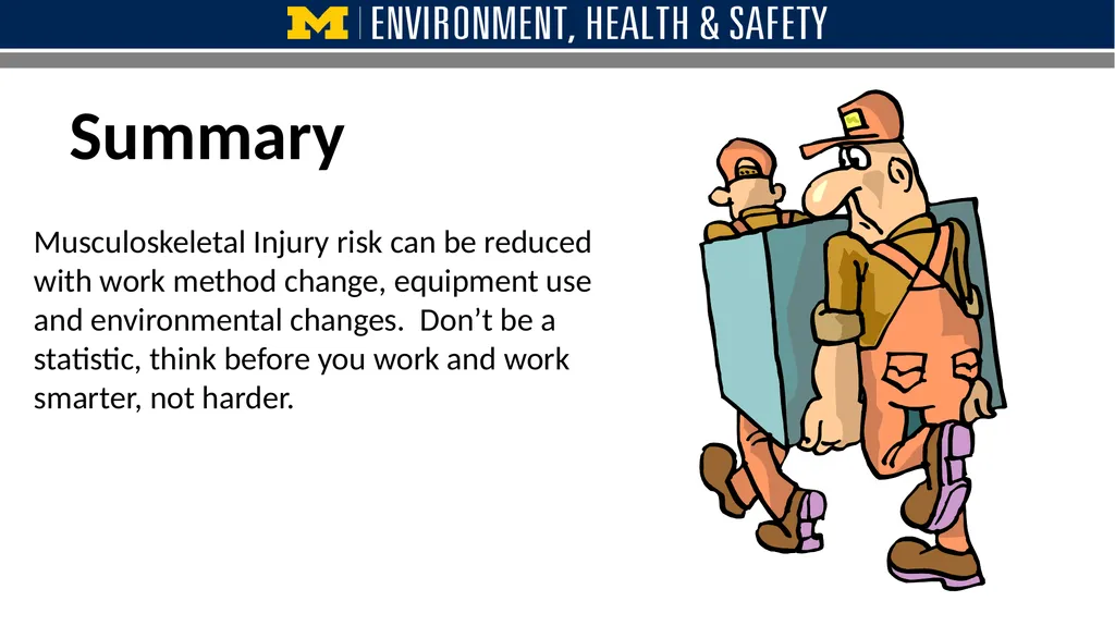 Safe Lifting techniques to avoid injury Ergonomic - slide 18 of 21