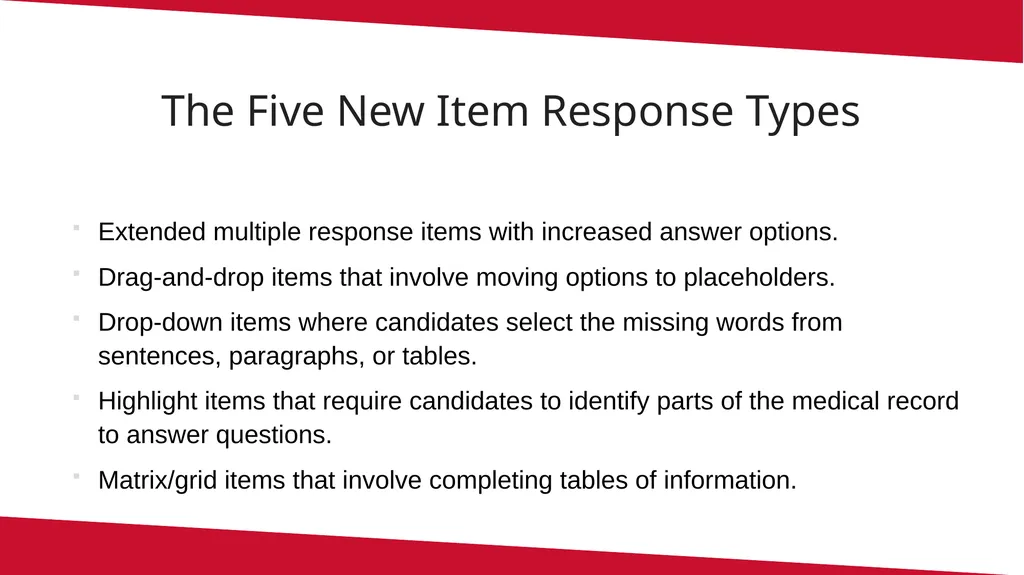 Using the Maryland NextGen Test Bank For Faculty - slide 5 of 50