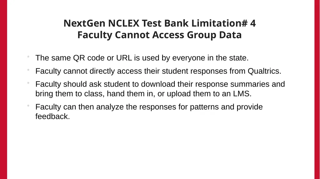 Using the Maryland NextGen Test Bank For Faculty - slide 29 of 50