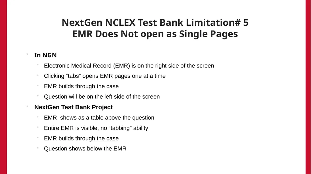 Using the Maryland NextGen Test Bank For Faculty - slide 30 of 50