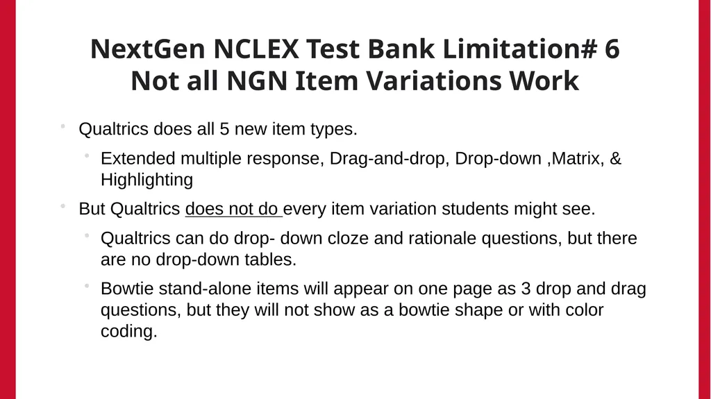 Using the Maryland NextGen Test Bank For Faculty - slide 31 of 50