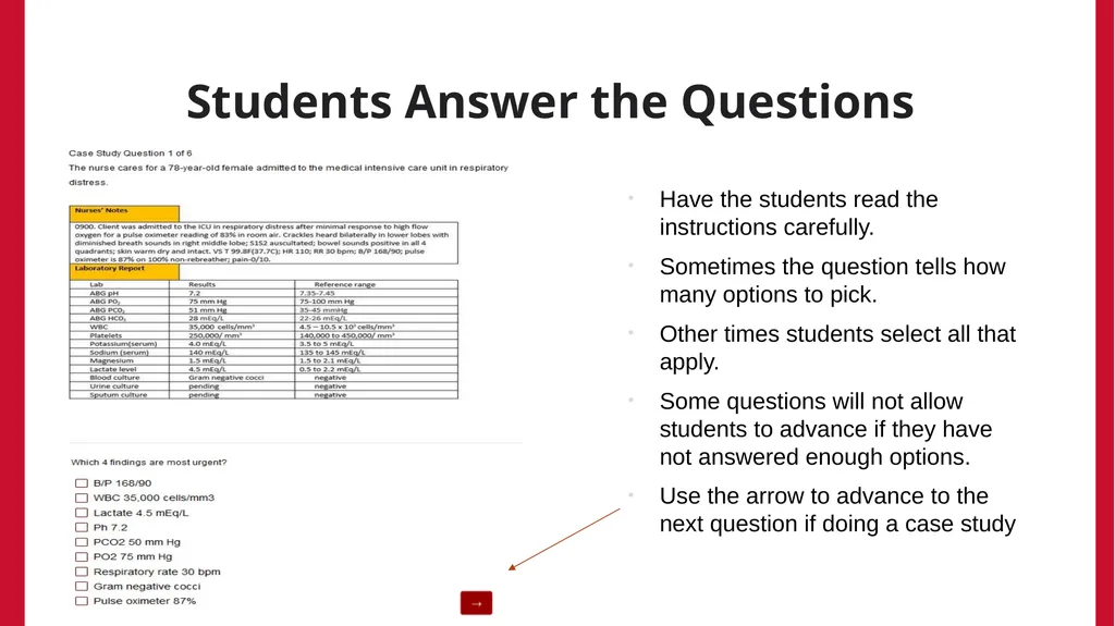 Using the Maryland NextGen Test Bank For Faculty - slide 38 of 50