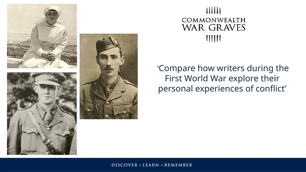 First World War Poetry in Context Exploring poetry - slide 15 of 15