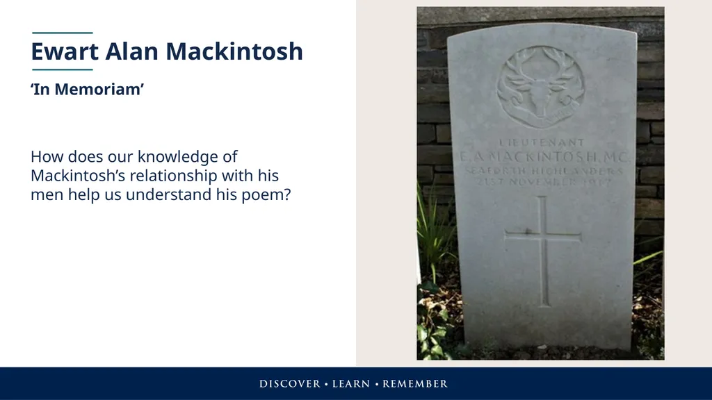 First World War Poetry in Context Exploring poetry - slide 11 of 15